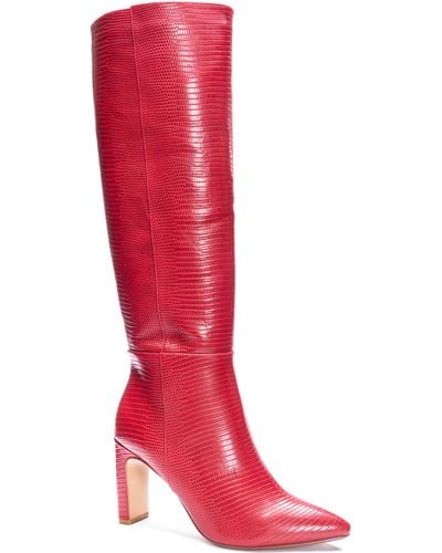 Chinese Laundry Evanna Pointed Toe Boot - Red