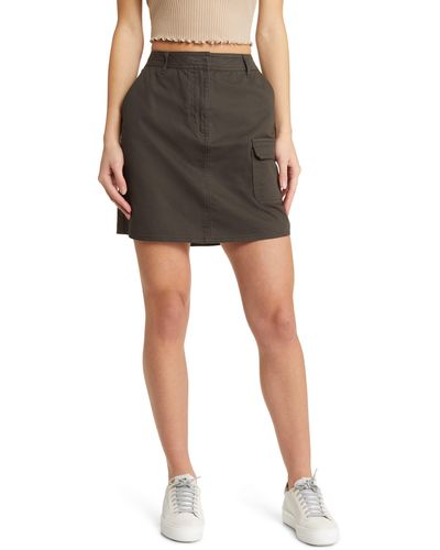 Vero Moda High Waist Cargo Miniskirt - Black