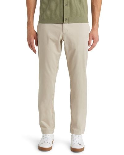 Open Edit Slim Fit Stretch Cotton Chinos - Natural