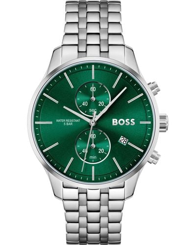 BOSS Associate Chronograph Bracelet Watch - Green