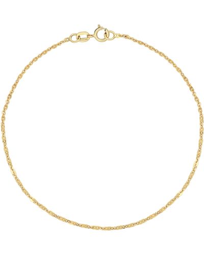 Bony Levy 14k Gold Chain Bracelet - White