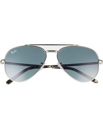 Ray-Ban New Aviator 55mm Pilot Sunglasses - Blue