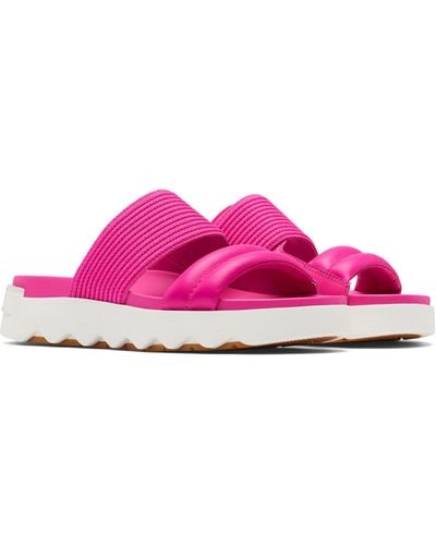 Sorel Viibe Asymmetric Slide Sandal - Pink