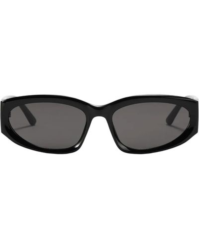 Fifth & Ninth Shea 59mm Polarized Gradient Oval Sunglasses - Black