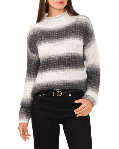 Vince Camuto Ombré Stripe Sweater - Gray