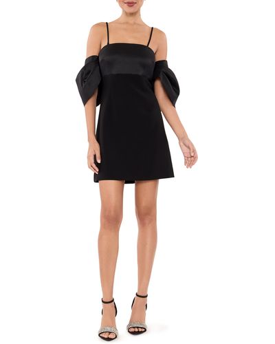 Likely Capri Cold Shoulder Minidress - Black