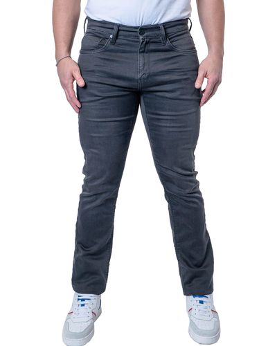 Maceoo Athletic Fit Stretch Jeans - Blue