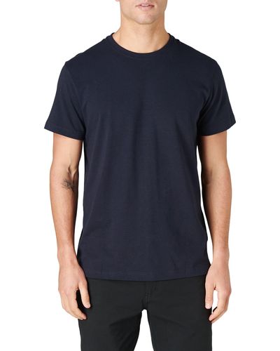 Western Rise Cotton Blend Jersey T-shirt - Blue