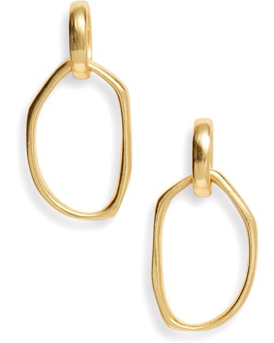 Karine Sultan Hoop Earrings - Metallic