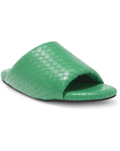 Simon Miller Woven Bubble Slide Sandal - Green