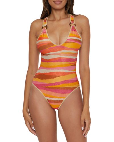 Becca Canyon Sunset One-piece Swimsuit - Orange