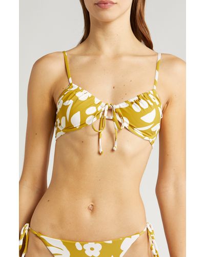 Volcom Pretty Daze Underwire Bikini Top - Yellow