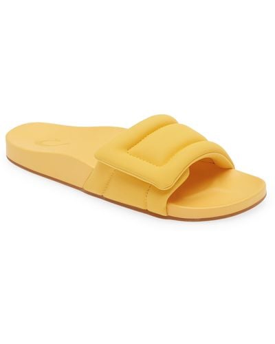 Olukai Sunbeam Slide Sandal - Yellow
