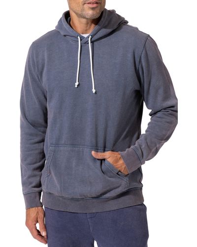 Threads For Thought Mineral Wash Organic Cotton Blend Hoodie - Blue