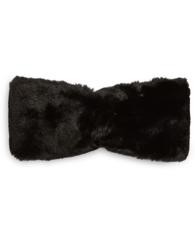 UGG ugg(r) Faux Fur Headband - Black