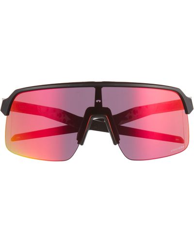 Oakley Sutro Lite Prizm Wrap Shield Sunglasses - Red