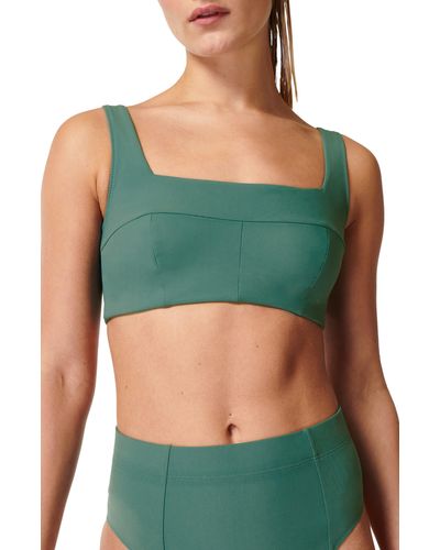 Sweaty Betty Brook Xtra Life Bikini Top - Green