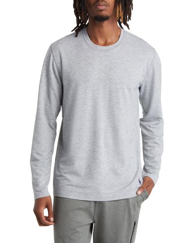 Polo Ralph Lauren Long Sleeve Sleep T-shirt - Gray