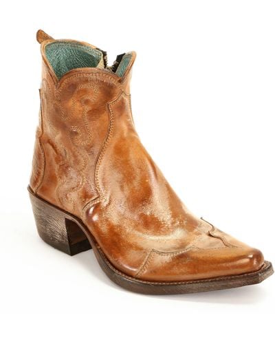 Bed Stu Ace Western Boot - Brown