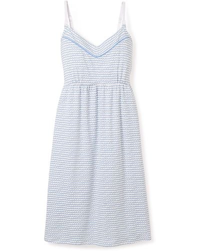 Petite Plume Luxe Pima Cotton Jersey Maternity/nursing Nightgown - White