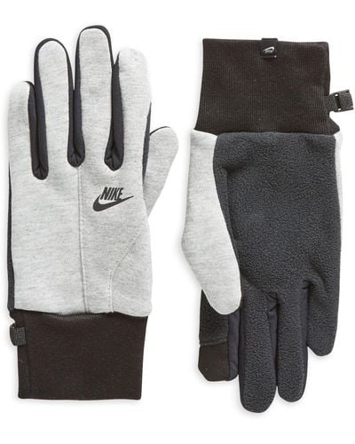 Nike Therma-fit Tech Fleece Gloves - Gray