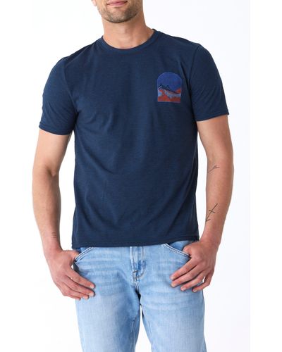 Threads For Thought Mountain Arch Graphic T-shirt - Blue