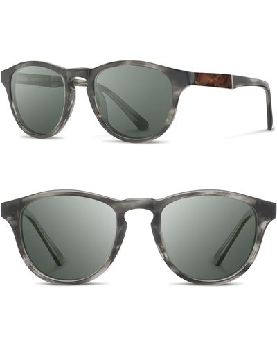 Shwood 'francis' 49mm Polarized Sunglasses - Green