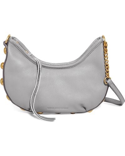 Aimee Kestenberg Way Out Leather Crossbody Bag - Gray