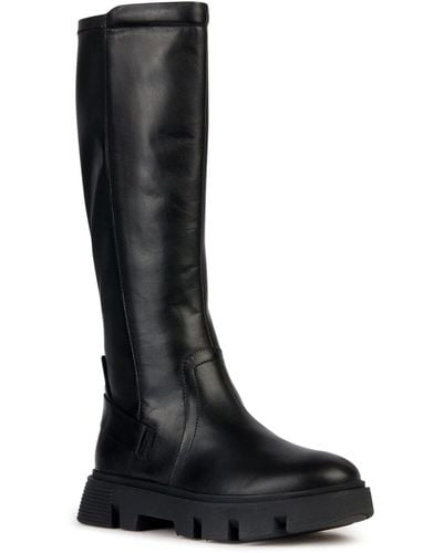 Geox Vilde Tall Boot - Black