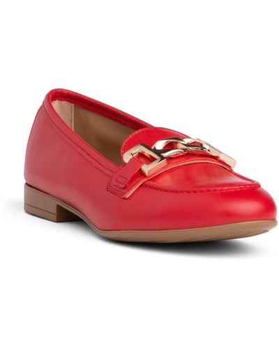 Beautiisoles Flavia Loafer - Red