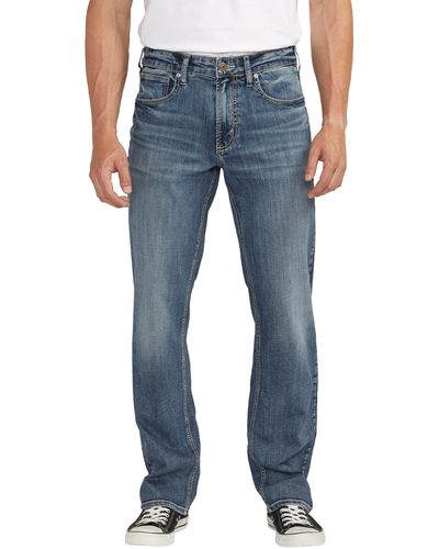 Silver Jeans Co. Grayson Classic Straight Leg Jeans - Blue