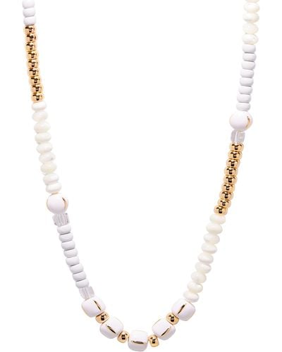 Brook and York Paloma Beaded Necklace - White