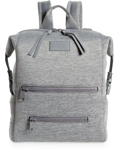 Dagne Dover Indi Large Water Resistant Scuba Knit Diaper Backpack - Gray