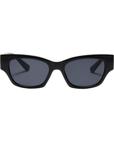 Fifth & Ninth Andi 51mm Polarized Rectangular Sunglasses - Black