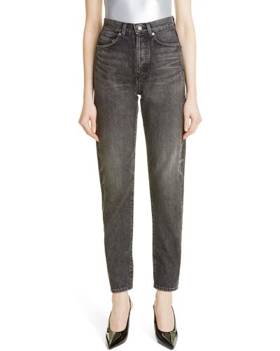 Saint Laurent Slim Fit Jeans - Gray