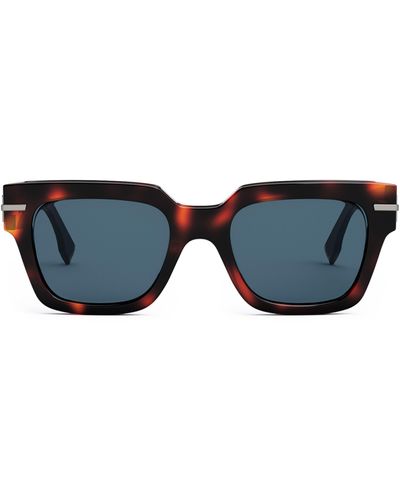Shop Fendi Fendi Disco 68MM Geometric Sunglasses