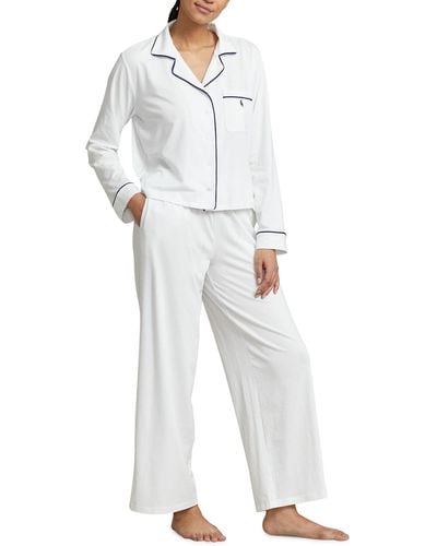 Polo Ralph Lauren Cotton Blend Pajamas - White