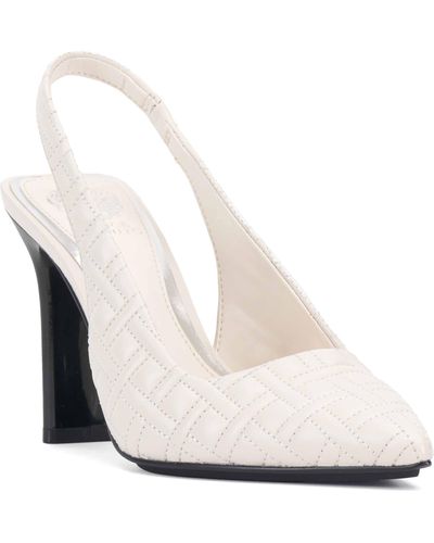 Vince Camuto Baneet Pointed Toe Slingback Pump - White