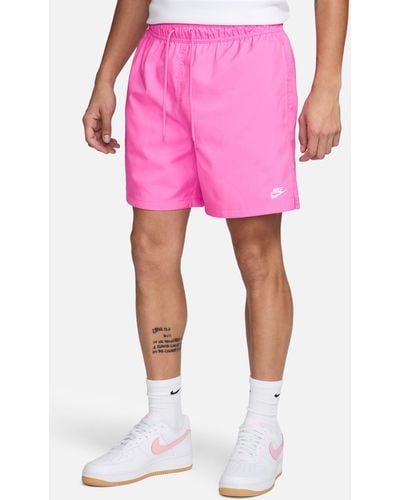 Nike Club Woven Flow Shorts - Pink