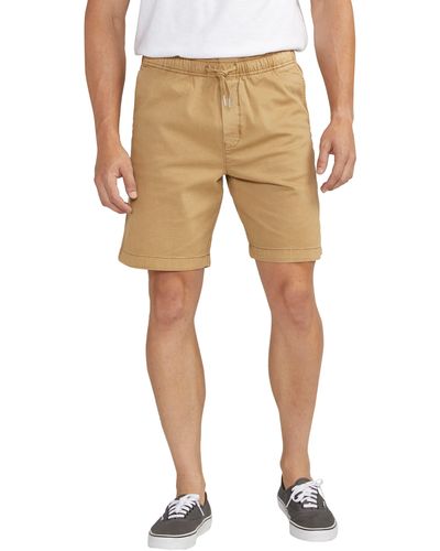 Silver Jeans Co. Pull-on Stretch Chino Shorts - Natural