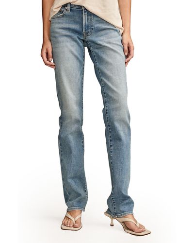 Lucky Brand Sweet Mid Rise Straight Leg Jeans - Blue