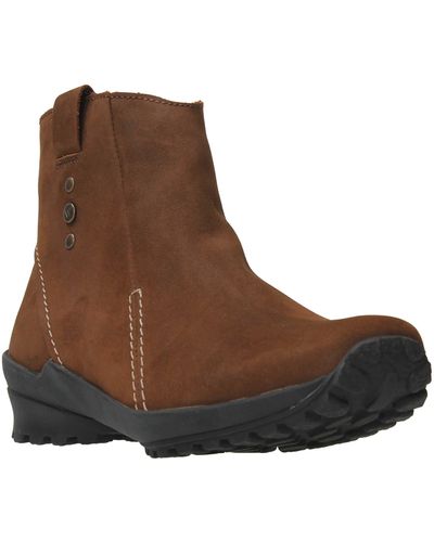 Wolky Zion Water Resistant Bootie - Brown