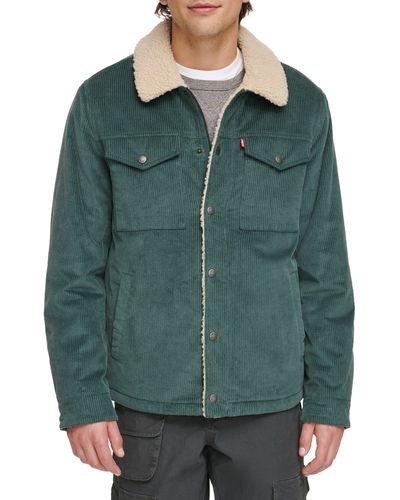 levi's high pile fleece jacket