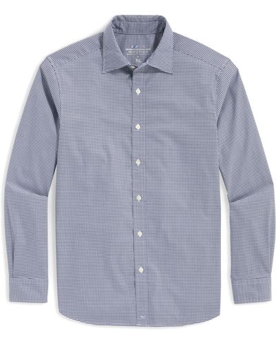 Vineyard Vines Gingham On-the-go Brrro Button-up Shirt - Blue