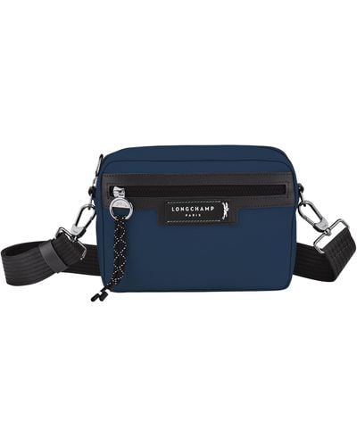 Longchamp Le Pliage Energy Green District Recycled Canvas Camera Bag - Blue