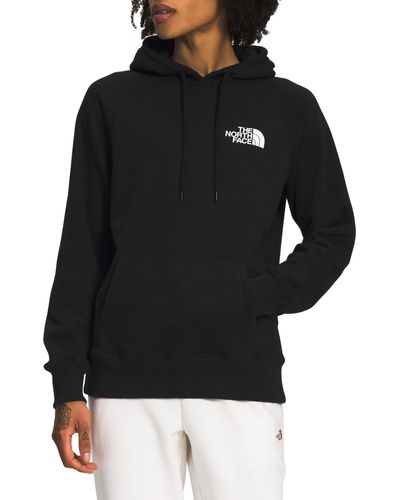 The North Face Nse Box Logo Graphic Hoodie - Black