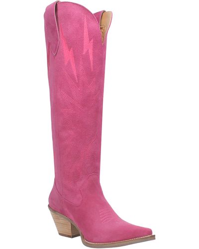Dingo Thunder Road Cowboy Boot - Pink