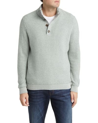 Tommy Bahama Crescent Cove Merino Wool Blend Sweater - Gray