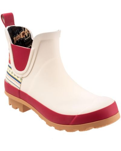 Pendleton Paloma Stripe Waterproof Chelsea Boot - Red