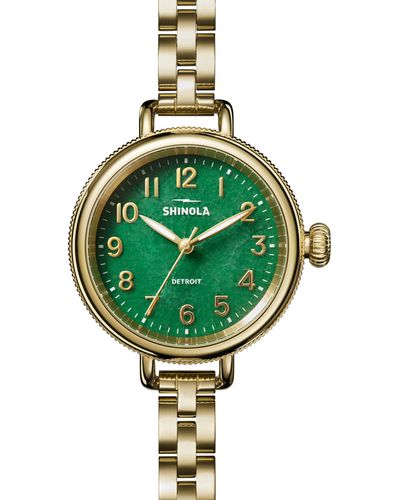 Shinola Birdy Bracelet Watch - Green